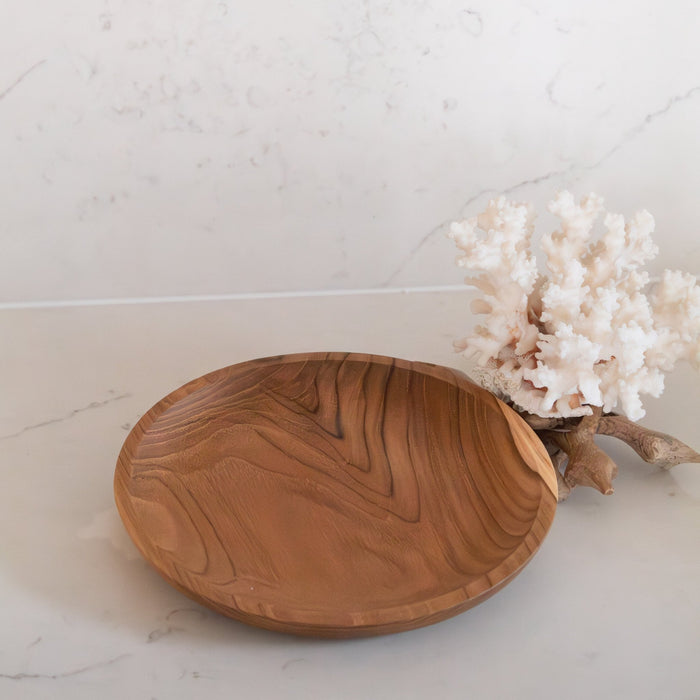 Teak Wood Plate - Small - Solange & Frances