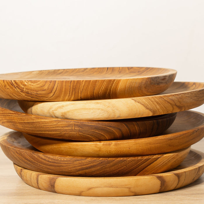 Teak Wood Plate - Small - Solange & Frances