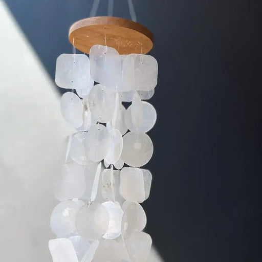 Wind Chimes for Outside - Capiz Shell - Natural - Solange & Frances