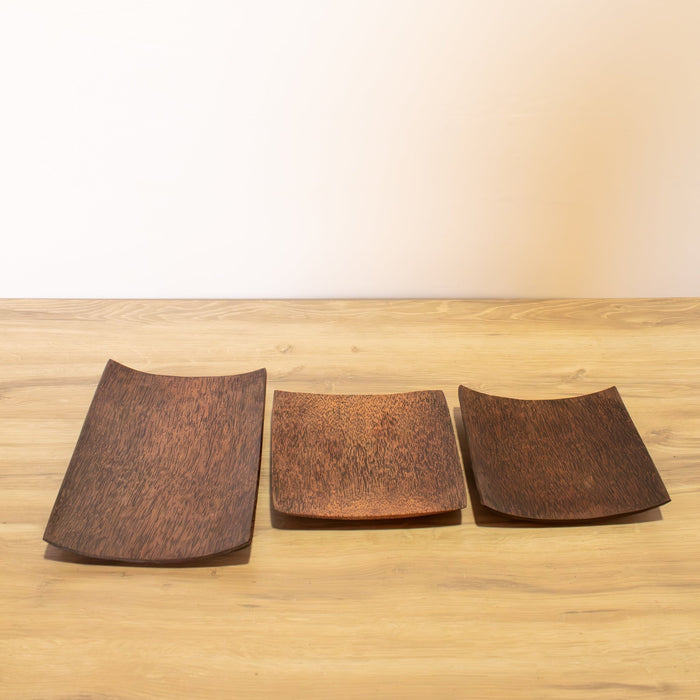 Wood Curved Trays - 3 Piece Set - Solange & Frances