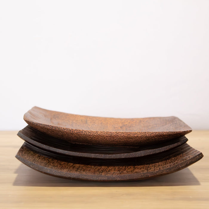 Wood Curved Trays - 3 Piece Set - Solange & Frances