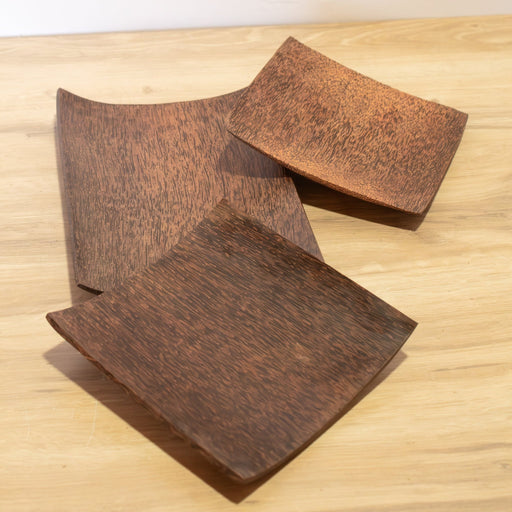 Wood Curved Trays - 3 Piece Set - Solange & Frances