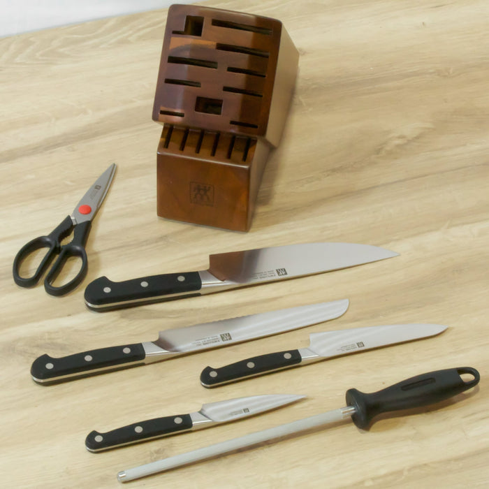 Zwilling Pro 7pc Knife Black Set - Solange & Frances