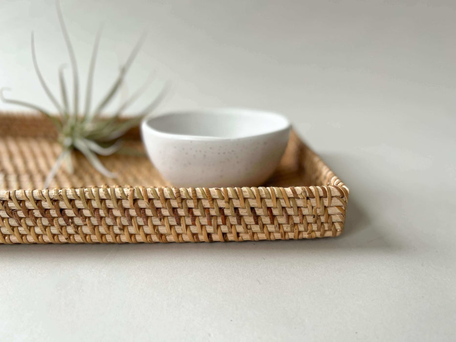 Rattan Rectangular Tray - Solange & Frances