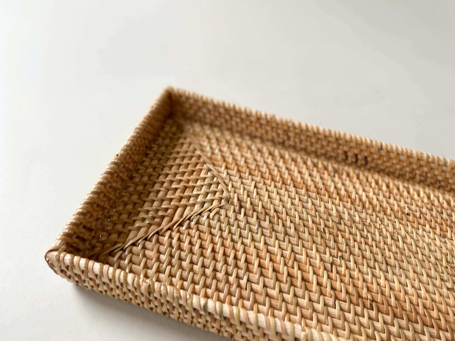 Rattan Rectangular Tray - Solange & Frances
