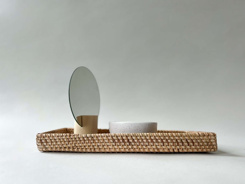 Rattan Rectangular Tray - Solange & Frances
