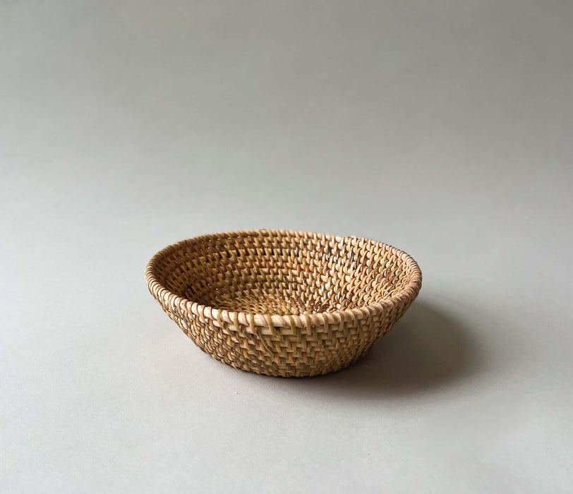 Rattan Round Baskets - Set of 2 - Solange & Frances