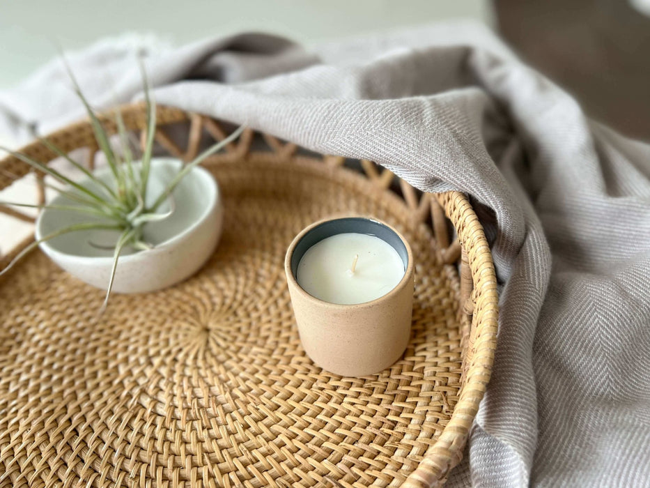 Rattan Round Zig - Zag Tray - Solange & Frances