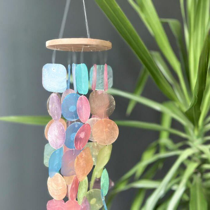 Elevate Your Home Decor: 5 Creative Spots to Hang A Capiz Shell Windchime + A Giveaway | Solange & Frances