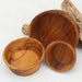 Teak Pinch Bowls Set of 3 | Solange & Frances