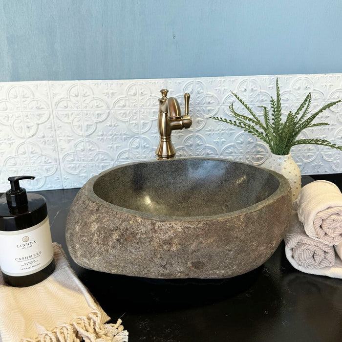 River Rock Vessel Sink - Small