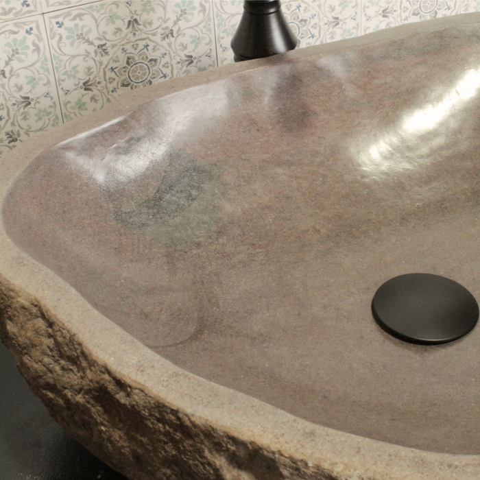 River Rock Vessel Sink - Large