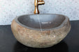 Small River Rock Vessel Sink | Solange & Frances