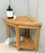 Teak Corner Shower Bench | Solange & Frances