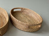 Rattan Oval Tray w/ Handles- Small | Solange & Frances