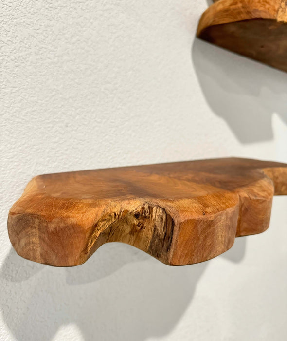 Teak Live Edge Shelf-Large | Solange & Frances