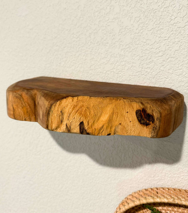 Teak Live Edge Shelf-Small | Solange & Frances