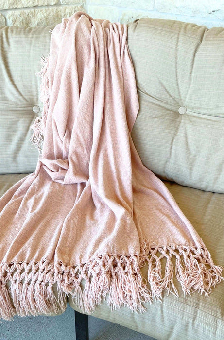 Knotted Chenille Throw | Solange & Frances