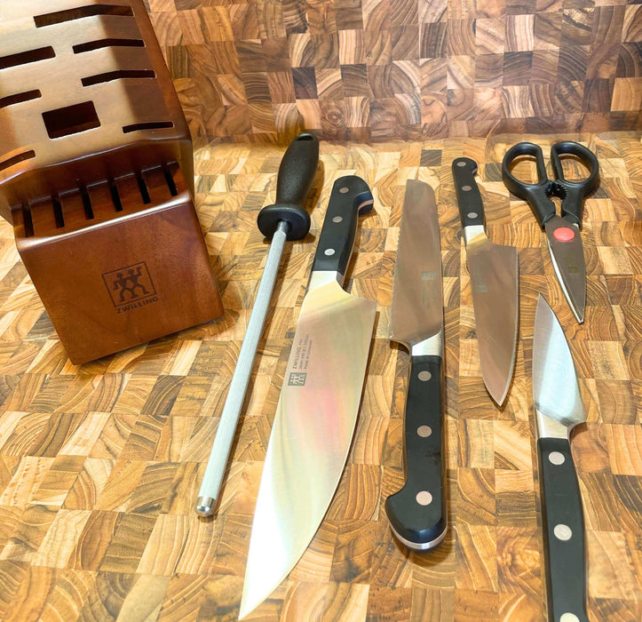 Zwilling Pro 7pc Knife Black Set | Solange & Frances