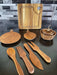 Teak Wood Charcuterie Bundle- Set of 4 | Solange & Frances