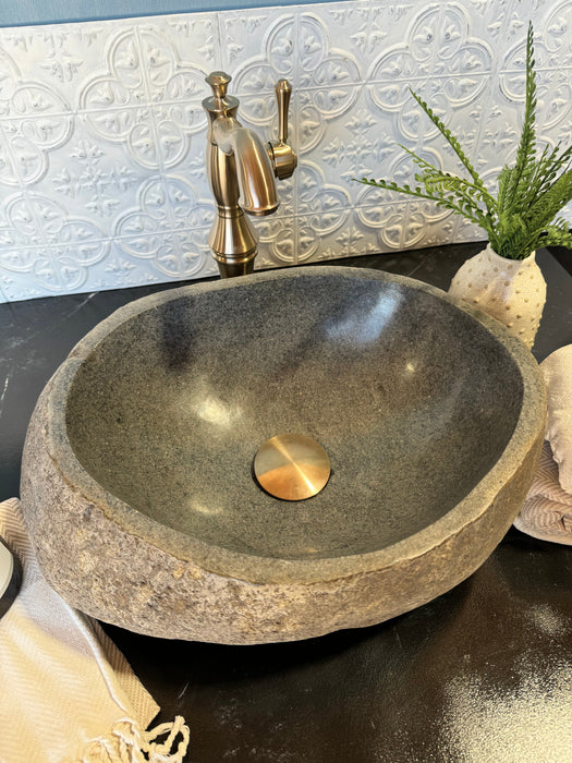 River Rock Vessel Sink - Small