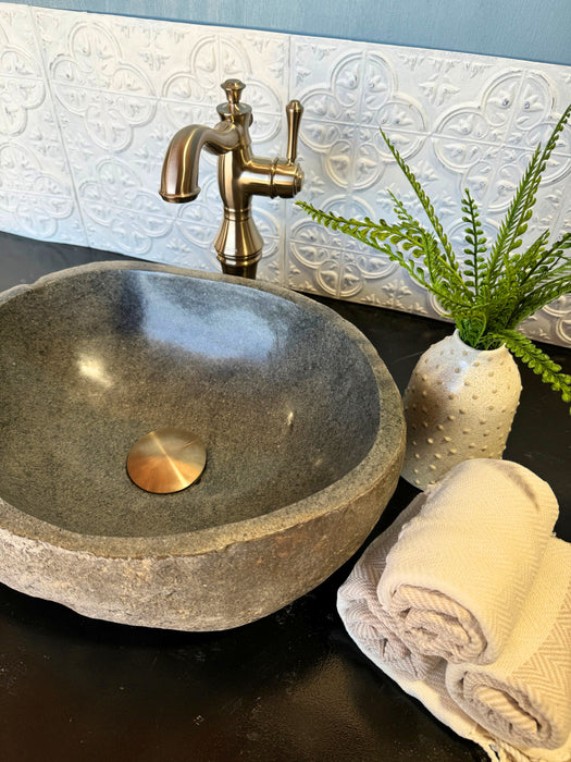 River Rock Vessel Sink - Small