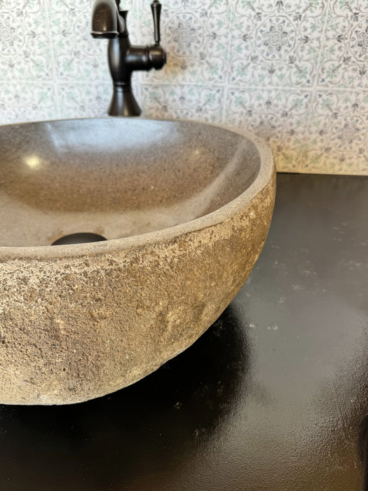 River Rock Vessel Sink - Medium | Solange & Frances