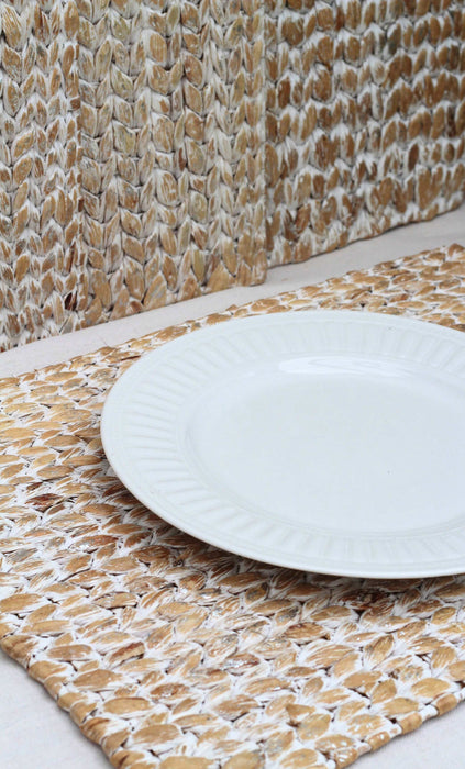 Woven Water Hyacinth Placemat- Solange & Frances