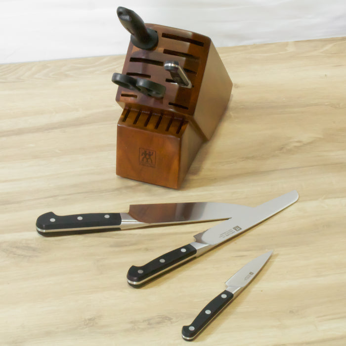 Zwilling Pro 7pc Knife Black Set