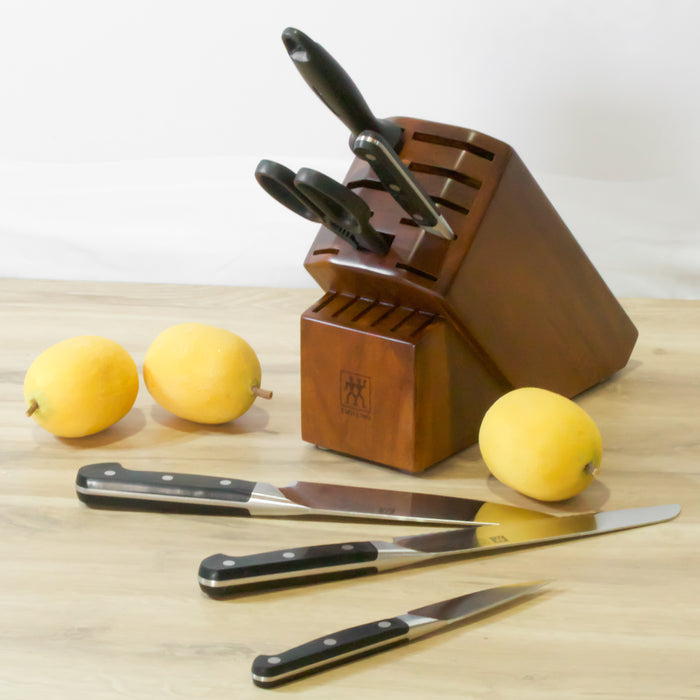 Zwilling Pro 7pc Knife Black Set