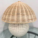 Rattan Shade Dome Table Lamp | Solange & Frances