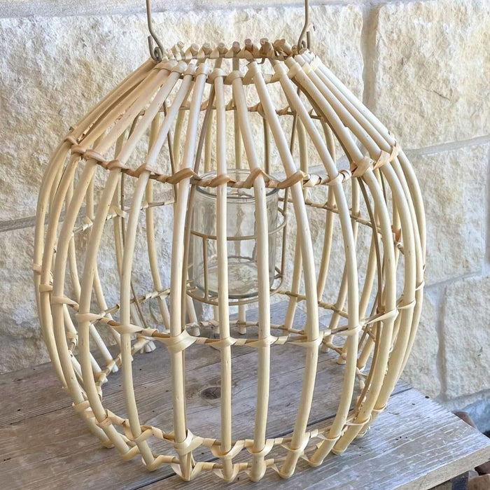 Round Bamboo Lantern | Solange & Frances