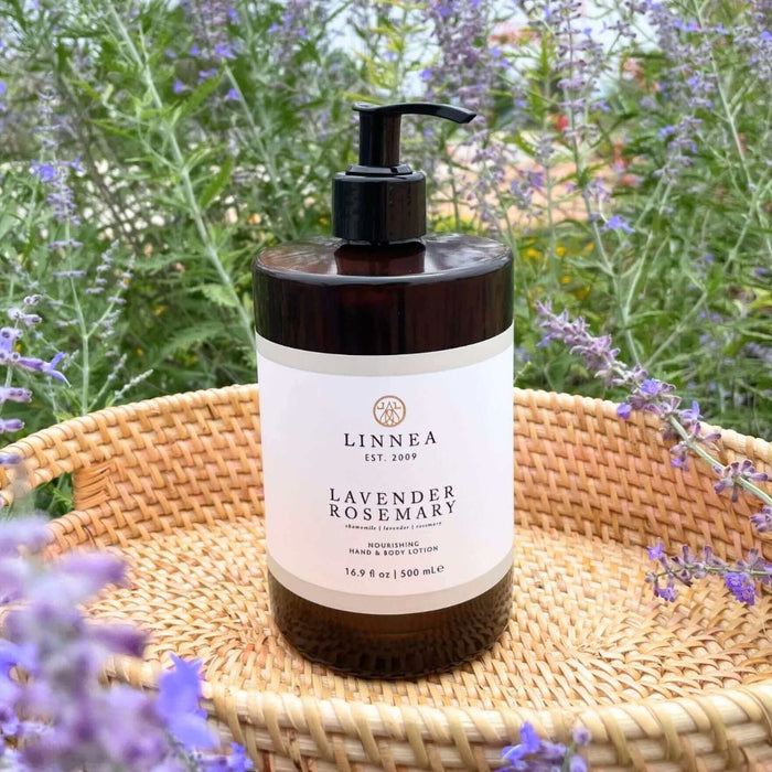 Linnea Hand & Body Lotion, Lavender Rosemary