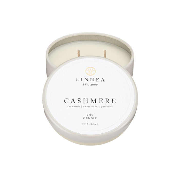 Linnea Candle, Petite Tin Cashmere | Solange & Frances