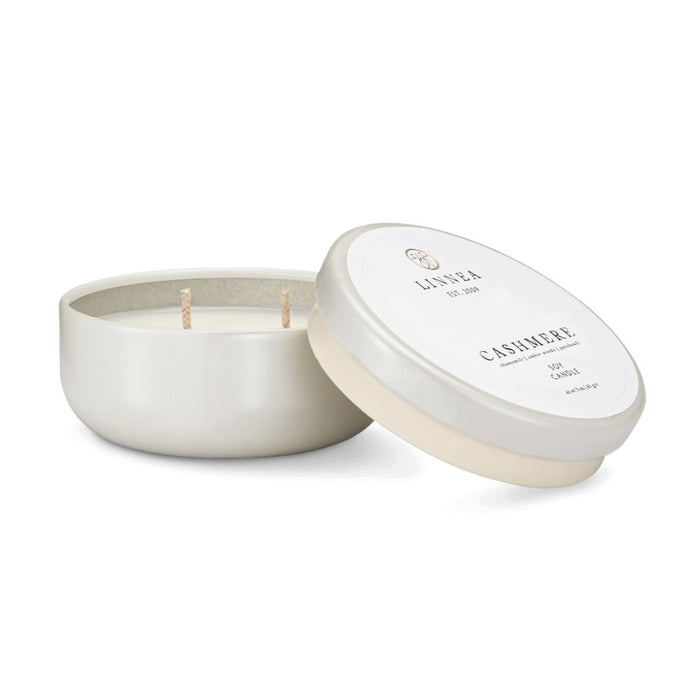 Linnea Candle, Petite Tin Cashmere