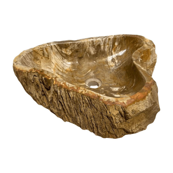 Petrified Wood Vessel Sink- Unique Heart