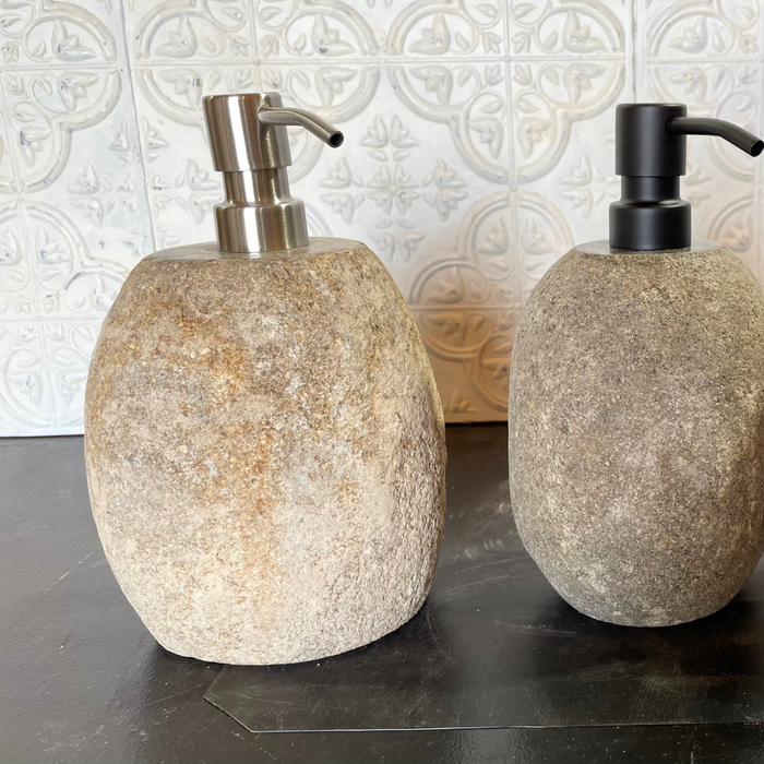 River Rock Soap Dispenser
