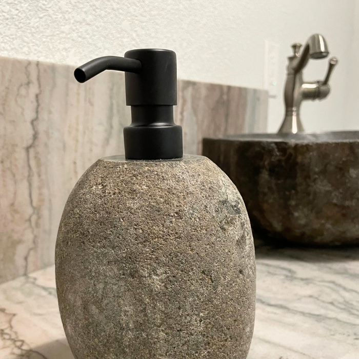 River Rock Soap Dispenser
