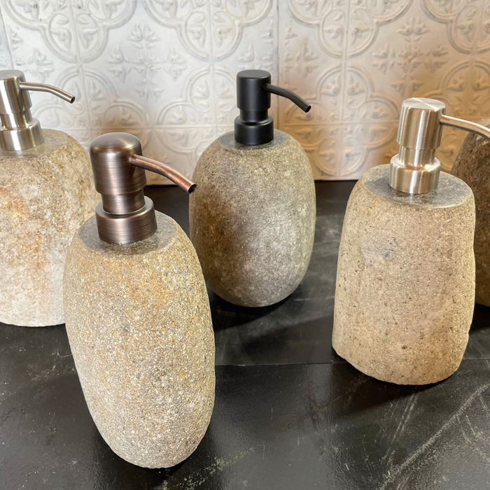 River Rock Soap Dispenser