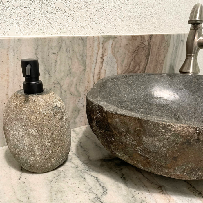 River Rock Soap Dispenser