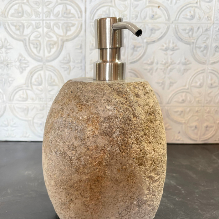 River Rock Soap Dispenser