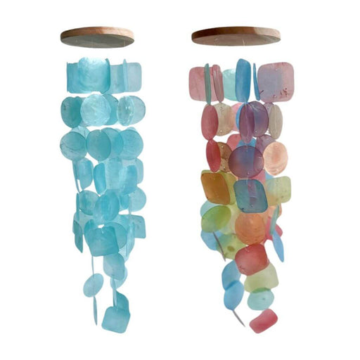 2 Pack: Rainbow & Turquoise Windchimes | Solange & Frances