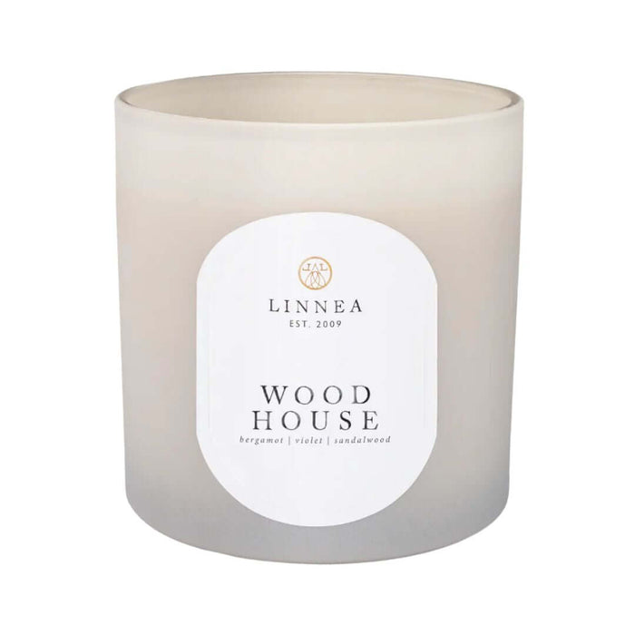 Linnea Candle, Grande 3-Wick Wood House | Solange & Frances