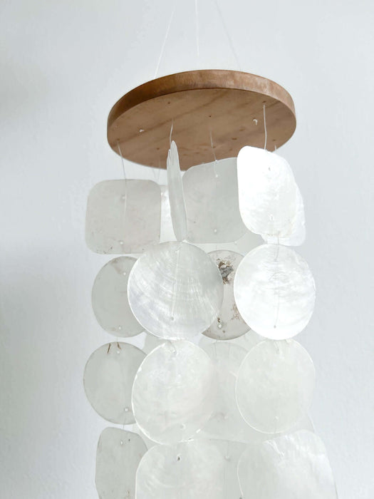 Wind Chimes for Outside - Capiz Shell - Natural | Solange & Frances