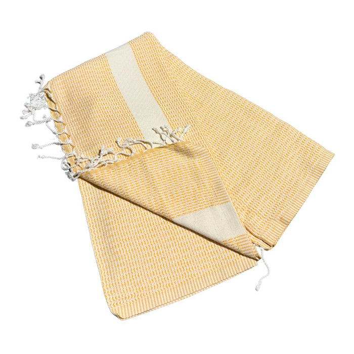 Turkish Cotton Bath Towel- Yellow | Solange & Frances