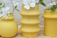 Grooved Ceramic Vases, Set of 3 | Solange & Frances