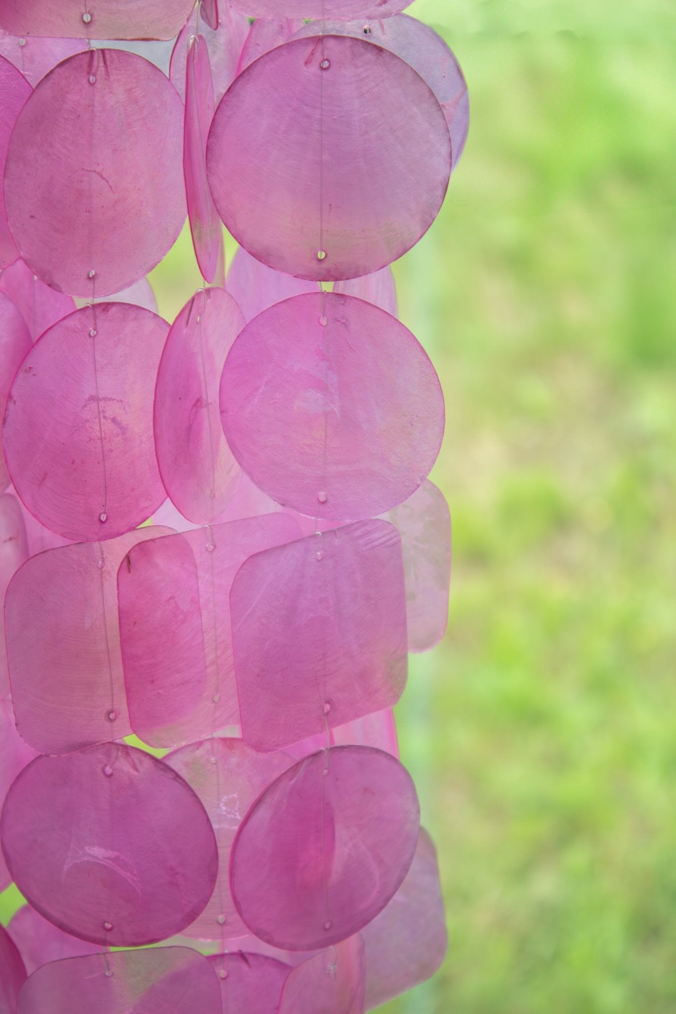 Capiz Shell Windchime - Pink - Solange & Frances