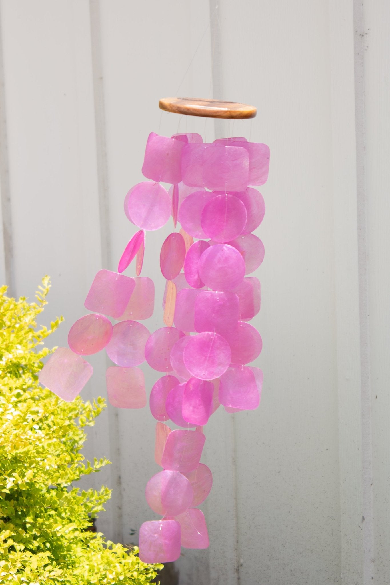 Capiz Shell Windchime - Pink - Solange & Frances