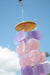 Capiz Shell Windchime - Pink & Purple - Solange & Frances