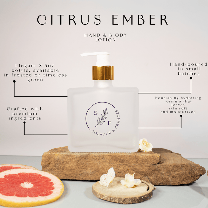 Citrus Ember Hand and Body Lotion - Solange & Frances
